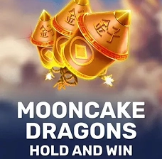 Crowngreen Mooncake Dragons Hold and Win slot with golden dragons