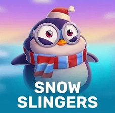 Crowngreen Snow Slingers slot featuring winter penguin character