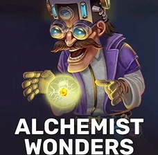 Crowngreen Alchemist Wonders slot with mystical alchemist character